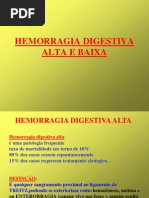 Hemorragia Digestiva Alta e Baixa