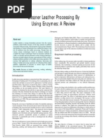 Cleaner Leather Processing by Using Enzymes - A Review