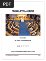 MITSOG Model Parliament Website Buiness of House