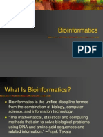 An Introduction On Bioinformatics