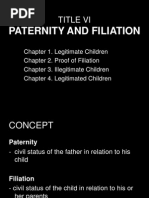 REPORT - Paternity and Filiation Chapter 1 (MOLINA)