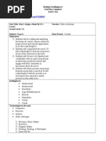 Multiple Intelligences Unit Plan Template EDUC 522: Kill A Mockingbird, From The Perspective