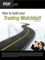 Delgado - Forex: How To Build Your Trading Watch List.