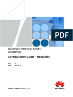 CloudEngine 12800 V100R001C00 Configuration Guide - Reliability 03