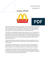 Analiza Swot MC Donald S