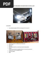 Instalación Neblineros Astra GLS 2003