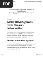 HTML5 Games