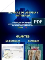 Tecnicas de Asepsia y Antisepsia