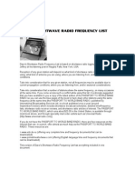 Daves Shortwave Radio Frequency List