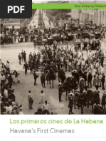 Los Primeros Cines de La Habana.