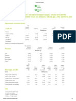 Conversion Factors