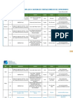 Calendario de Capacitación