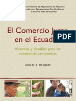 El Comercio Justo en El Ecuador - Alcances y Desafios para Las Economias Campesinas