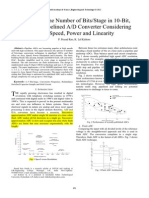 Optimizing The Number of Bits/Stage in 10-Bit, 50Ms/Sec Pipelined A/D Converter Considering Area, Speed, Power and Linearity