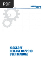 Kisssoft General Manual - e