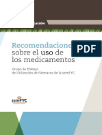 Recomendaciones Uso Medicamento