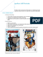 Superhero Self-Portraits Lesson Plan