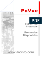 Available Protocols in PcVue