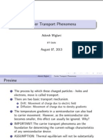 Carrier Transport Phenomena Chapter 4 (Neamen)