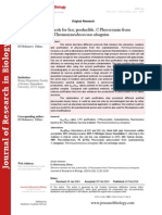 Efficient Methods For Fast, Producible, C-Phycocyanin From Thermosynechococcus Elongatus