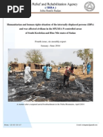 SRRA Report: Humanitarian and Human Rights Situation in SPLM-N Controlled Areas