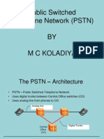 Public Switched Telephone Network (PSTN) BY M C Koladiya