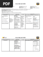 Plan de Leccion de Matematica Decimo Año