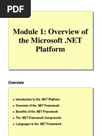 Module 1: Overview of Platform