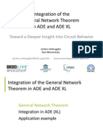 Integration of The General Network Theorem in ADE and ADE XL