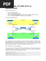 Vlan Trunk Vlanif Svi On Huawei Switch