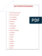 Object Oriented Programming: Overview