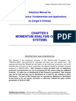 Momentum Analysis of Flow Systems