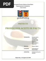 Ev de Proyectos Aceite de Palta