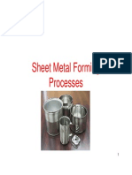 Sheet Metal Forming Processes