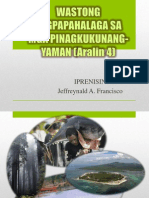 Wastong Pagpapahalaga Sa Mga Pinagkukunang-Yaman (Aralin 4)