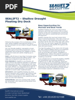 Sealift2-SD Shallow Draught Draft Dock - Data Sheet PDF