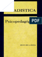 Jesus de La Rosa - Estadistica Psicopedagogica