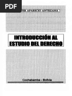 Walter Aparicio Antezana - Introduccion Al Estudio Del Derecho