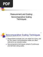 Non Comparative Techniques