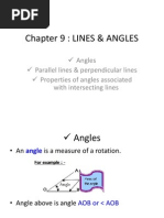 Chap9 - Lines and Angles