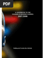 BCA - A Guidebook To The Changes in Building Control 2007-2008