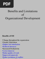 Benefits and Limitations of Organizational Development