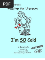 Weather For Literacy: I'm SO Cold