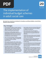 Briefing20 Scie Personal Budgets Young People
