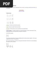 Lesson 8: Fractions (Phân số)