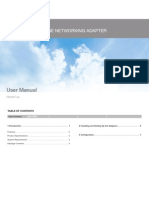 Powerline Networking Adapter: User Manual