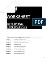 Lab 4 Worksheet: Deploying Applications