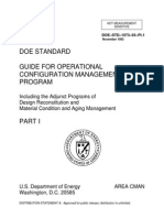 Doe Standard Guide For Operational Configuration Management Program