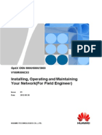 OSN 8800 6800 3800 V100R006C03 Installing, Operating and Maintaining Your Network (For Field Engineer) 01