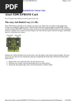 Atari 5200 EPROM Cart Tilto